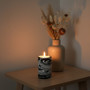 Helsa Black And White Marble Two Way Candle Holder