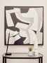 Helsa Black And White Marble Two Way Candle Holder