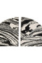 Helsa Black And White Marble Set of Two Bookends