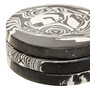Helsa Set of Four Black And White Marble Coasters