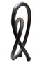 Prato Matte Black Nickel Finish Twist Sculpture