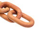 Cato Brown Wood 5 Link Chain Decor