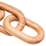 Cato Natural Wood 5 Link Chain Decor