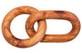 Cato Brown Wood 2 Link Chain Decor
