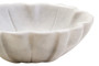 Zoro Small White Marble Lotus Bowl