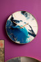 Celina 45cm Dia Blue Abstract Wall Clock