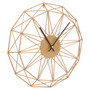 Genova Small Gold Metal Wall Clock