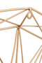 Genova 40cm Dia Small Gold Metal Wall Clock