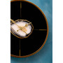Celina Black and Gold Round Wall Clock