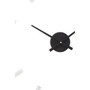 Beauly Black Finish Metal Wall Clock
