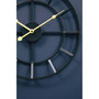 Kent Small Black Frame and Gold Detail Wall Clock