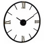 Kent Round Black Metal Wall Clock