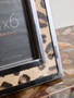 Kensington Townhouse 4In x 6In Leopard Design Photo Frame
