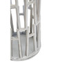 Delphi Small Silver Finish Candle Holder