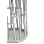 Delphi Large Silver Finish Candle Holder