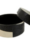 Ezra Small Black And White Trinket Box