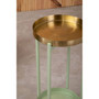 Sabria Green and Gold Tiw Tier Plant Stand