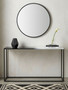 Ramus Black And White Ombre Console Table