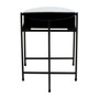 Ramus Two Tier Black And White Ombre Side Table