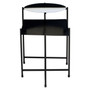 Ramus Two Tier Black And White Ombre Side Table