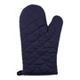 Modern Retro White / Blue Single Oven Glove