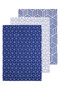 Modern Retro Set of 3 Tea Towels
