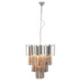 Lustra Large Nickel Painted Chandelier