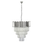 Lustra Large Silver Finish Chandelier