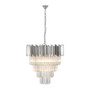 Lustra Large Silver Finish Chandelier