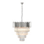 Lustra Large Silver Finish Chandelier