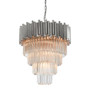 Lustra Large Silver Finish Chandelier