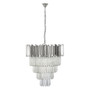 Lustra Large Silver Finish Chandelier