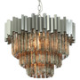 Lustra Small Nickel Painted Chandelier