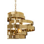 Alana 4 Bulb Gold Finish Pendant Lamp
