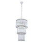 Salasco 3 Tier Nickel Finish Chandelier 38cm