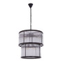 Salasco 2 Tier Antique Black Glass Chandelier