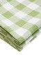 Doro Set Of Three Green And White Tea Towels