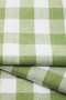 Doro Set Of Three Green And White Tea Towels