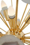 Glamour Gold and Agate 12 Light Celing Light