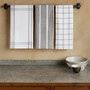 Doro Set Of Three Waffle Grey And White Tea Towels