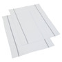 Doro Set of Three Waffle White and Grey Voilet Tea Towels