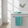 Doro Set Of 3 Green And White Waffle Tea Towels