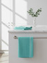 Doro Set Of 3 Green And White Waffle Tea Towels
