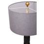 Marmo Grey Fabric Shade Table Lamp