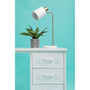 Newton White Shade Desk Lamp