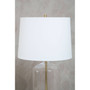 Nadia White Fabric Shade Table Lamp