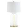 Nadia White Fabric Shade Table Lamp