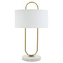 Nolan White Fabric Shade Table Lamp
