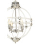 Karlo Pendant Light in Clear Acrylic and Chrome Finish