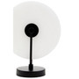 Waldorf White Marble And Black Table Lamp